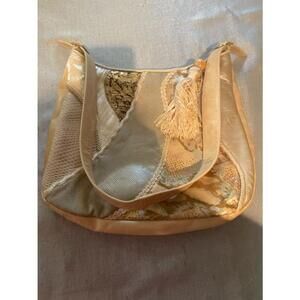 Women's Stary Beige Leather Shoulder Bag